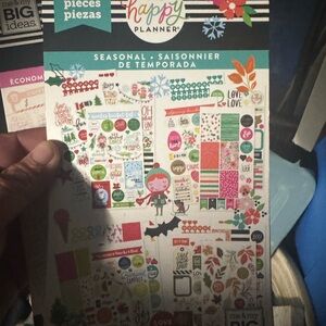 Happy Planner Seasonal Sticker Collection - Red, Green, Blue